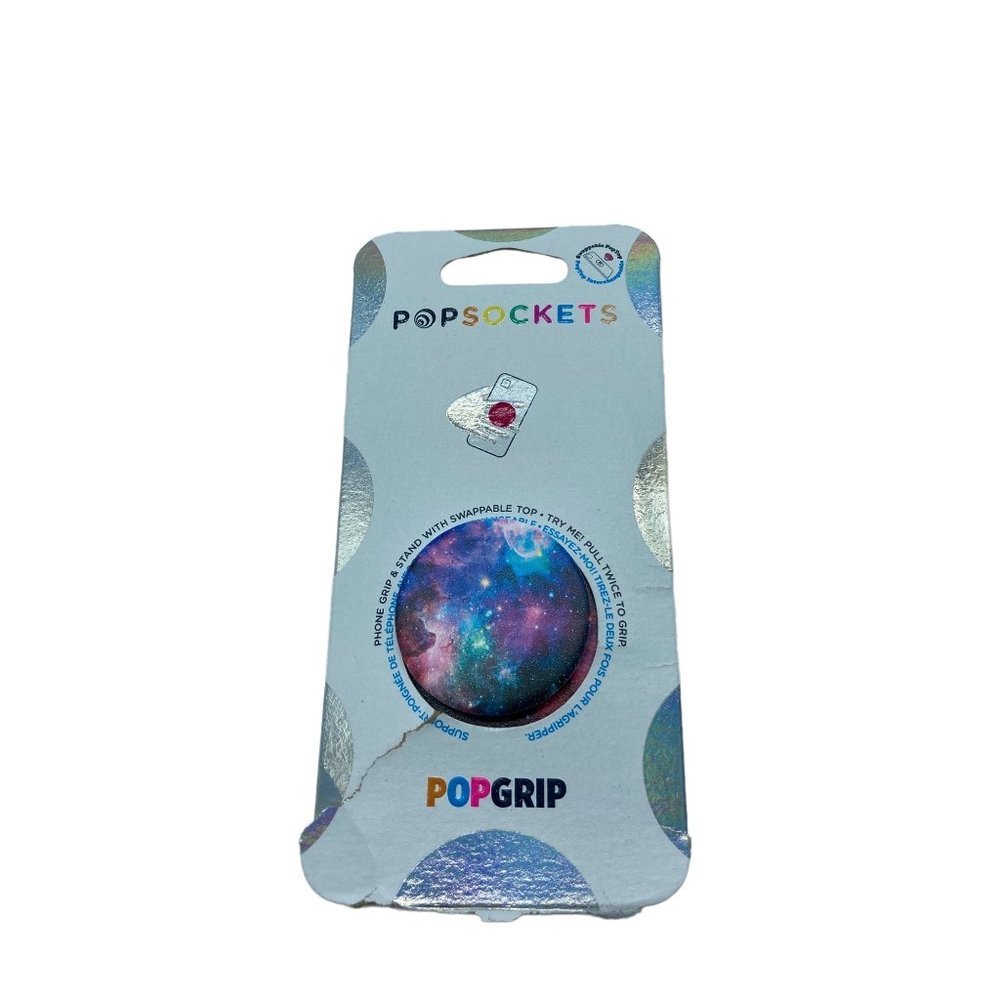 PopSockets PopSocket Blue Purple Cosmic Space POPGRIP Pop Grip Swappable‎ Top